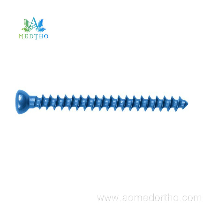 partially threaded cancellous screw